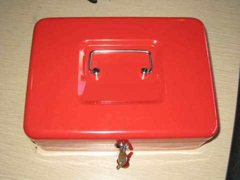 Small and Portable Metal Money Box (CASH-M250N)